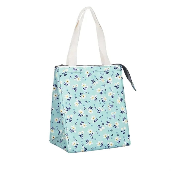 Insulated Lunch Bag Patterned Three Layer for Daily Commute