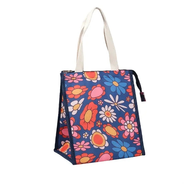 Insulated Lunch Bag Patterned Three Layer for Daily Commute