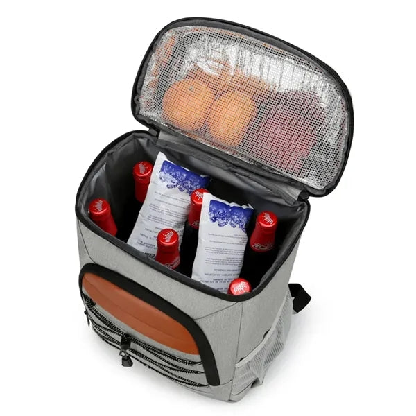 Insulated Cooler Backpack Multipocket for Picnic Outdoor