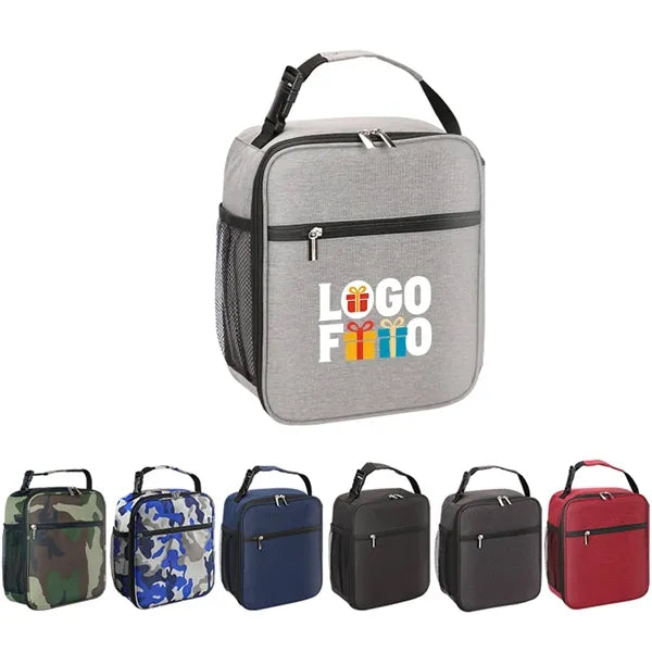 Insulated School Lunch Bag Handheld for Kids Daily Commute
