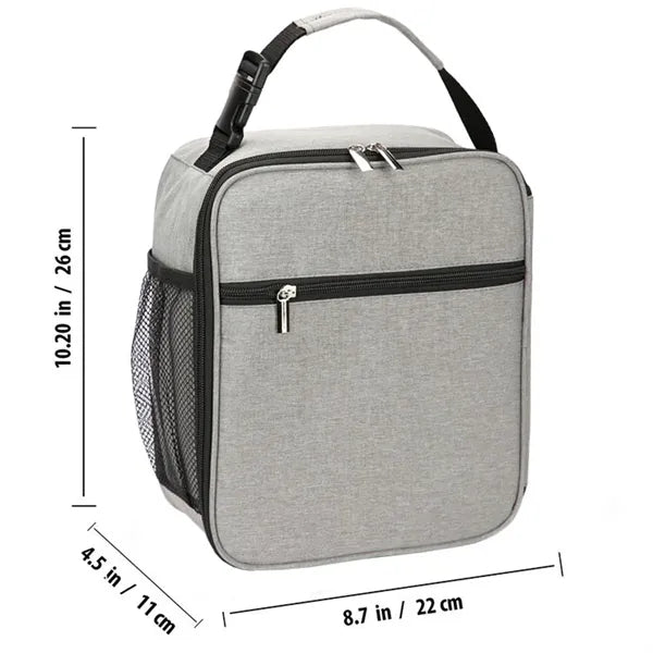 Insulated School Lunch Bag Handheld for Kids Daily Commute