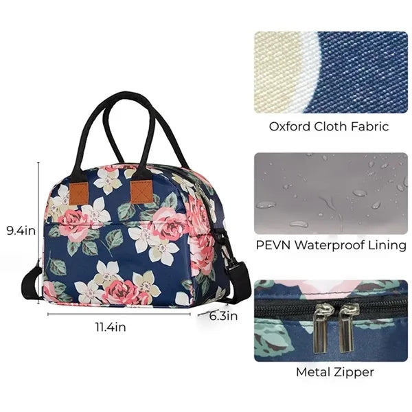 Insulated Lunch Bag Waterproof with Shoulder Strap
