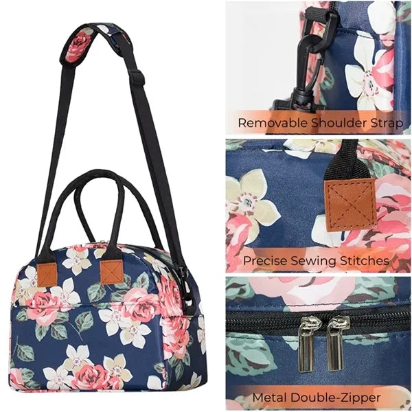Insulated Lunch Bag Waterproof with Shoulder Strap