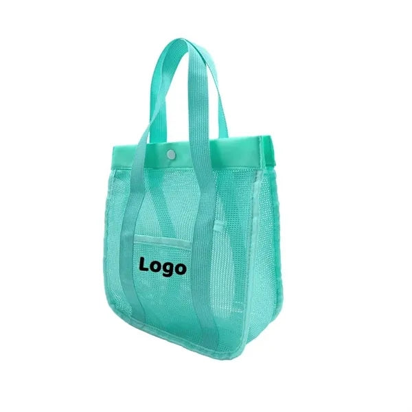 Collapsible Waterproof Sand-Proof Mesh Beach Tote Bag