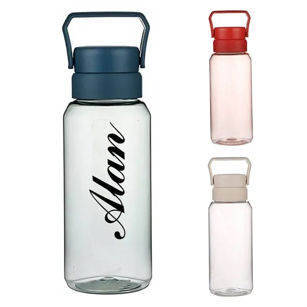 Big Apacity Plastic And Portable Frosted Water Bottle