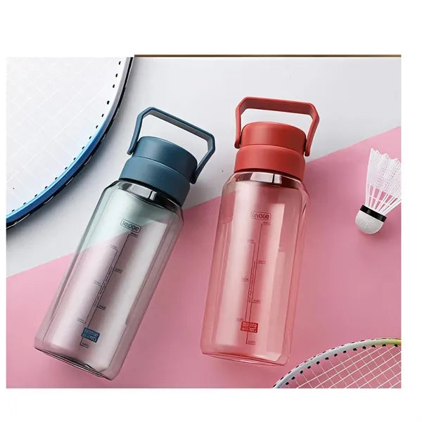 Big Apacity Plastic And Portable Frosted Water Bottle