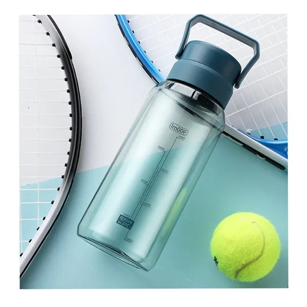 Big Apacity Plastic And Portable Frosted Water Bottle