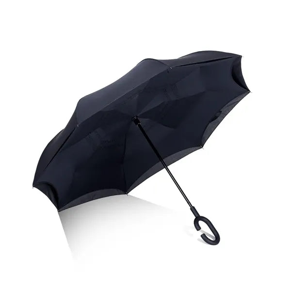 C-Shaped Handle Windproof Reverse automatic Folding Umbrella
