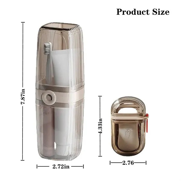 Portable Travel Toothbrush Cup and Soap Box Set