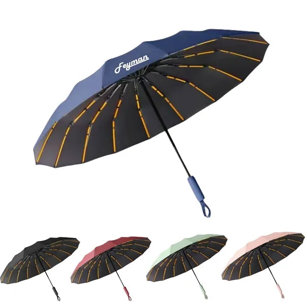 192 Bone Automatic Super Durable And Stable Umbrella