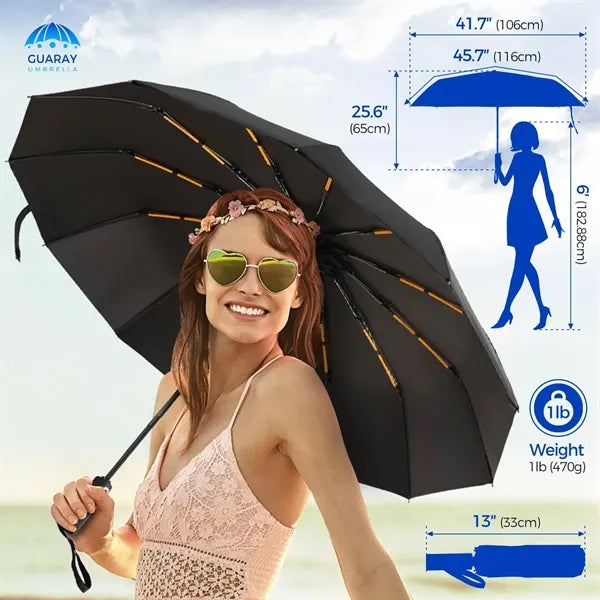 192 Bone Automatic Super Durable And Stable Umbrella