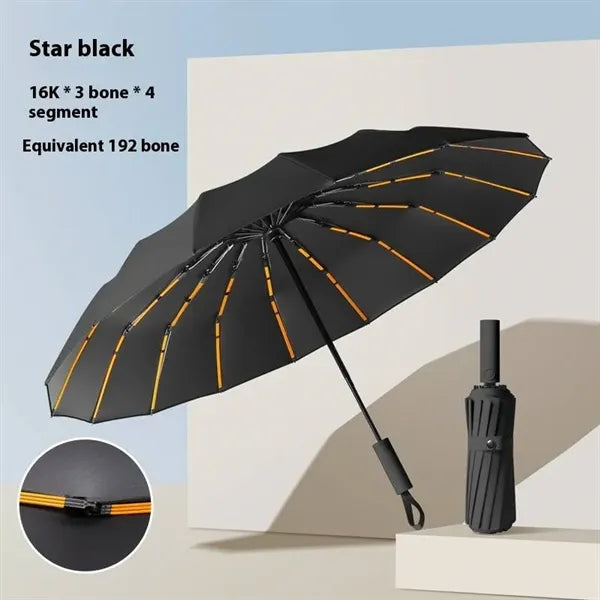 192 Bone Automatic Super Durable And Stable Umbrella