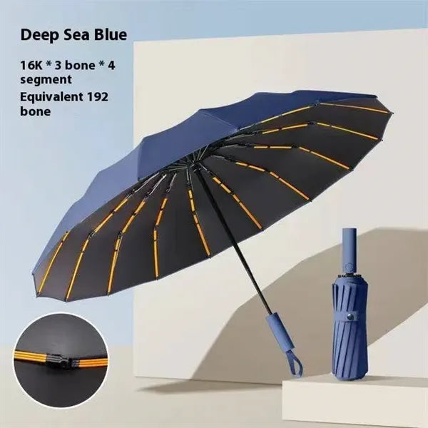 192 Bone Automatic Super Durable And Stable Umbrella
