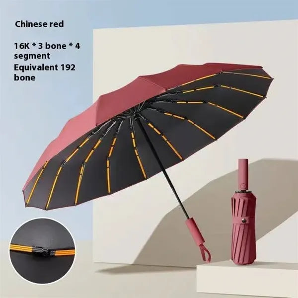 192 Bone Automatic Super Durable And Stable Umbrella