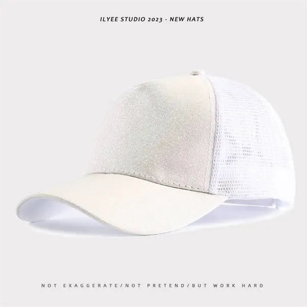 Summer Fashion Sequin Mesh Baseball Cap