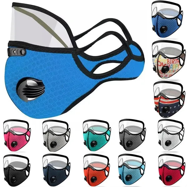Face Mask with Eye Protection