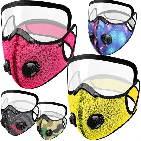 Face Mask with Eye Protection