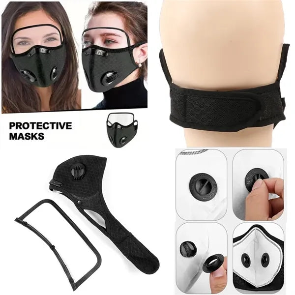 Face Mask with Eye Protection