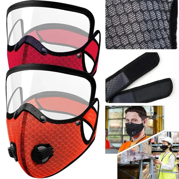 Face Mask with Eye Protection