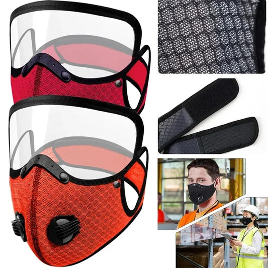 Face Mask with Eye Protection