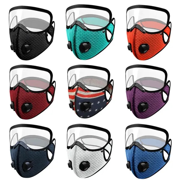 Face Mask with Eye Protection