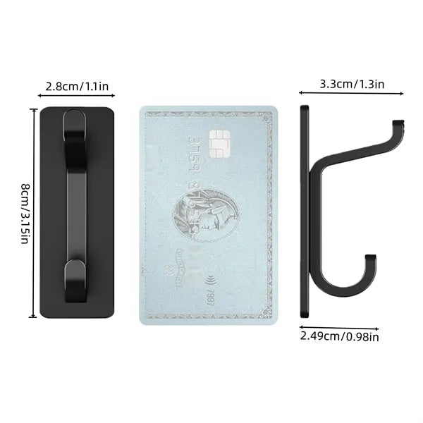 Strong Adhesive Double Wall Hooks for Coats Towels