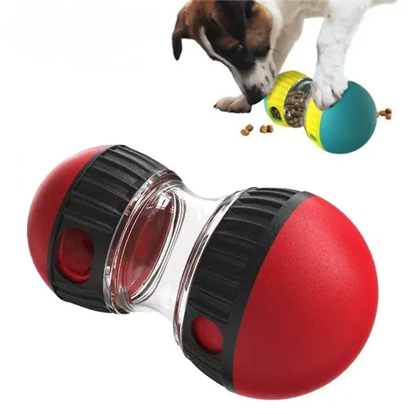 Slow Feed Rotating Dog Treat Ball Toy