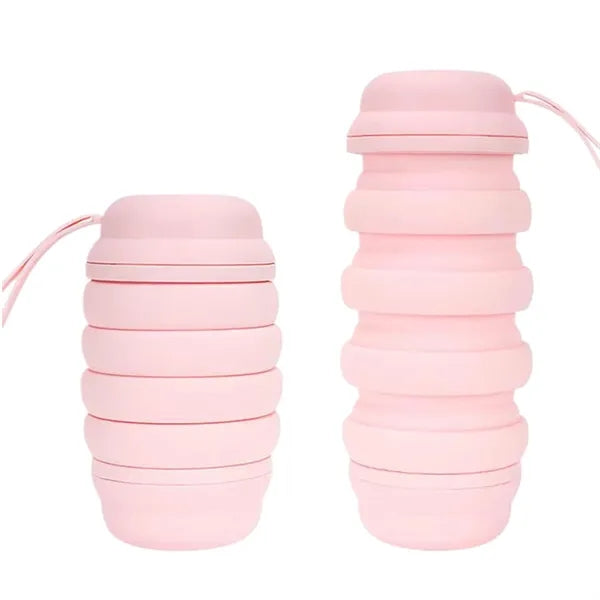 27oz Portable Collapsible Silicone Sports Water Bottle