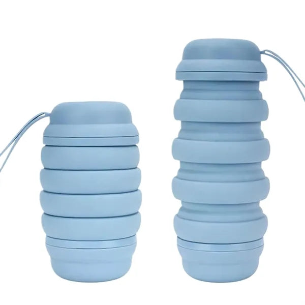 27oz Portable Collapsible Silicone Sports Water Bottle
