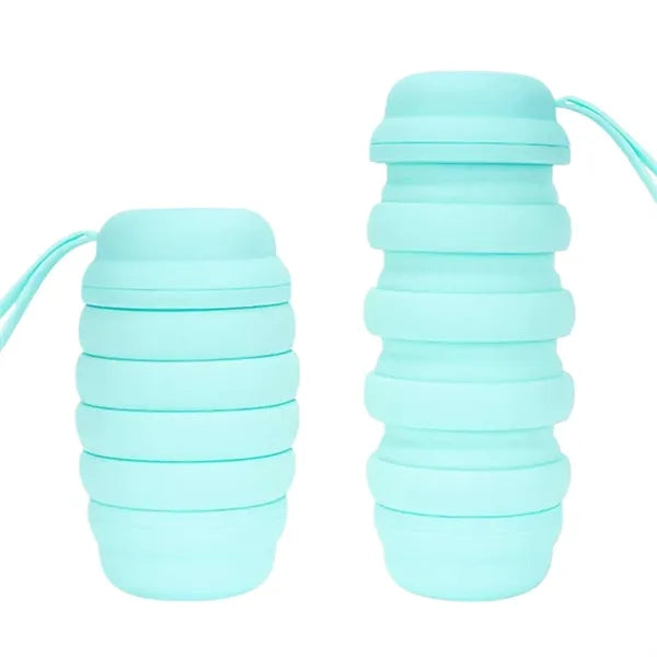 27oz Portable Collapsible Silicone Sports Water Bottle
