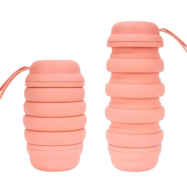 27oz Portable Collapsible Silicone Sports Water Bottle
