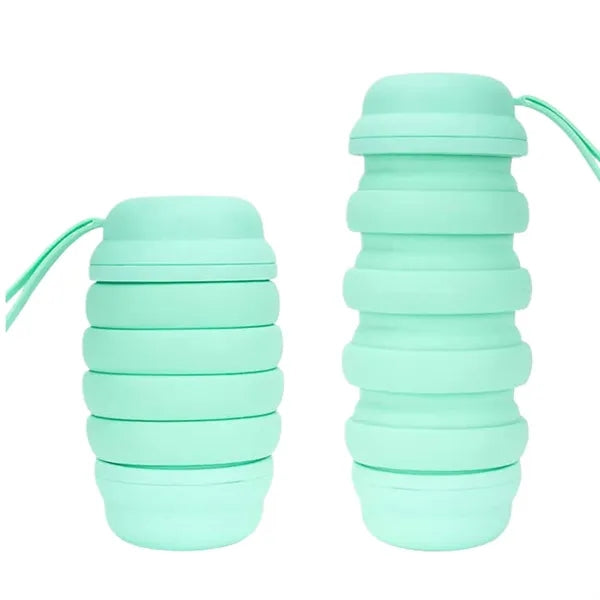 27oz Portable Collapsible Silicone Sports Water Bottle