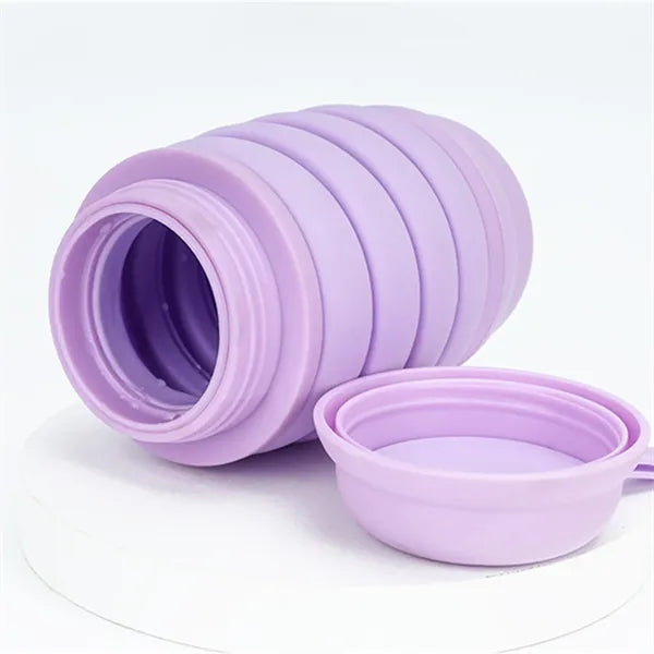 27oz Portable Collapsible Silicone Sports Water Bottle