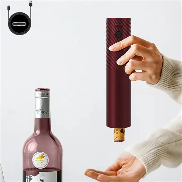 Fully Automatic Electric Wine Bottle Opener With Base