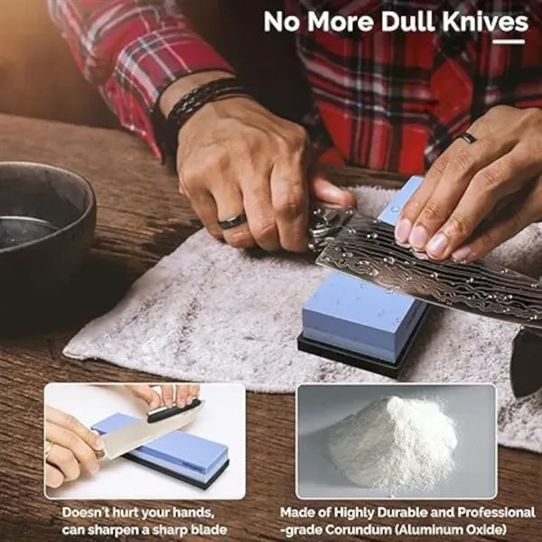 Knife Sharpening Stone Set