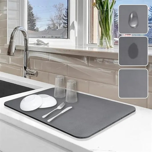 Dish Drying Mat For Kitchen Counter