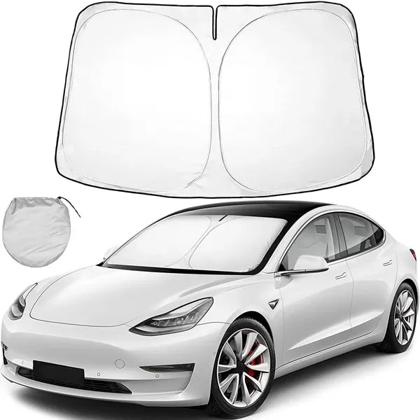 Tesla-Compatible Foldable UV-Blocking Car Sunshade
