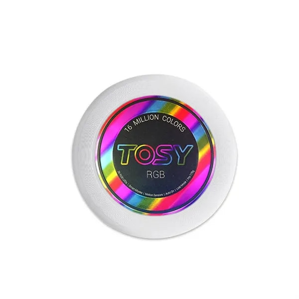 LED Glowing Flying Disc - PE Material & Outdoor Fun
