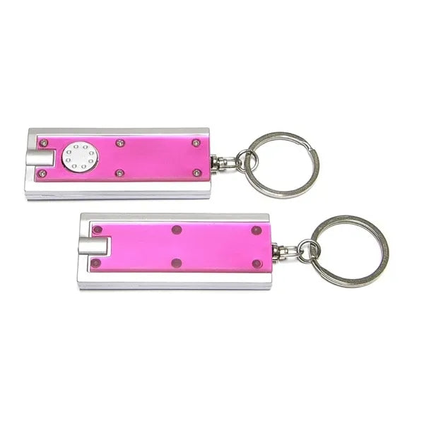 Rectangular Flashlight w/KeyChain