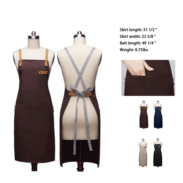 Multi-Utility Cotton Cooking Apron