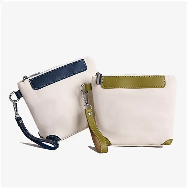 Mini Canvas Zipper Hand Bag