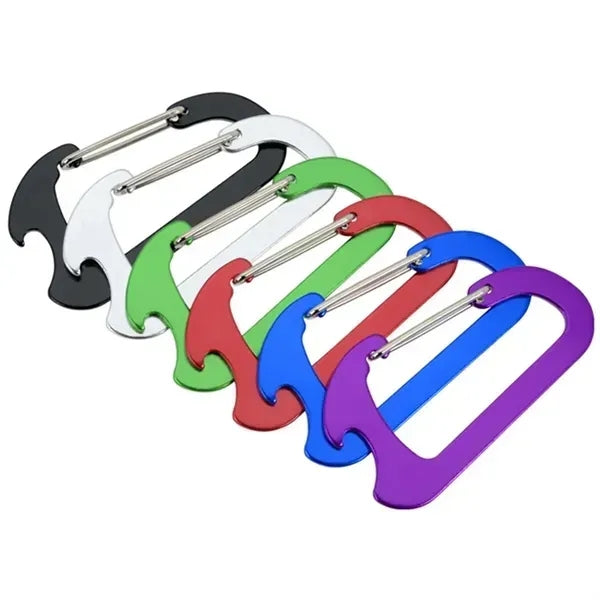 Aluminum Carabiner Bottle Opener