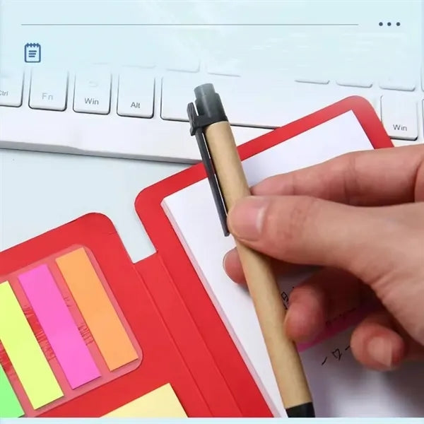Pen Note & Flag Set