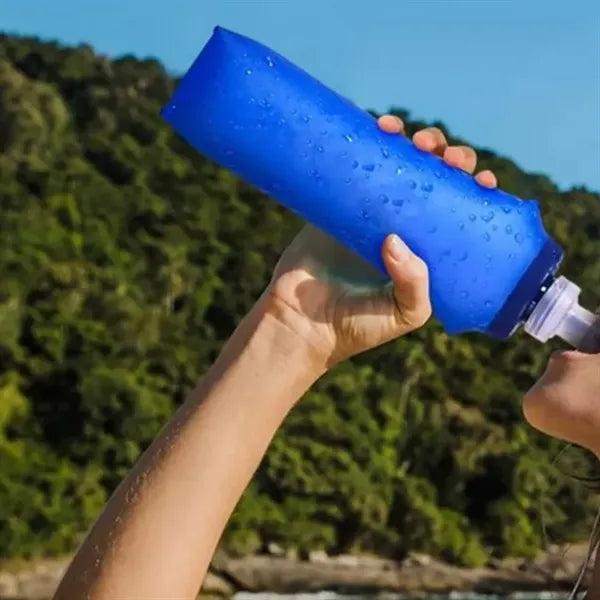 17oz. TPU Soft Water Bottle Collapsible Hydration Flask