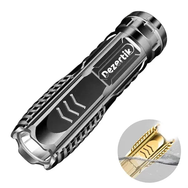 USB Rechargeable Zoom Flashlight - Camping & Outdoor Use