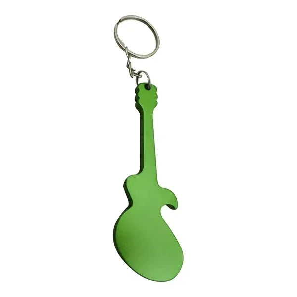 Guitar Shape Bottle Opener Keyring
