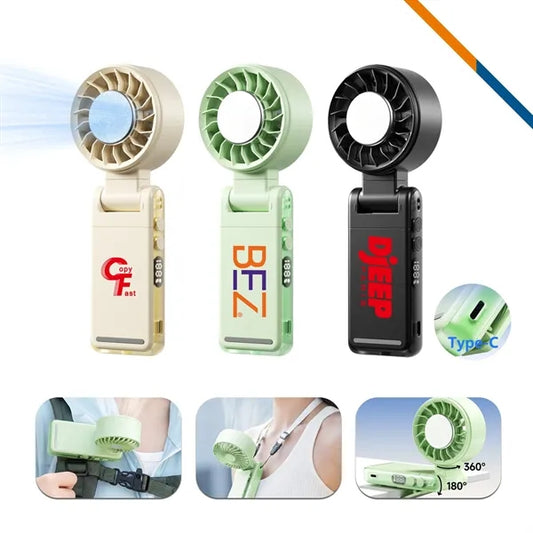 FrostSip Foldable Clip On Ice Cooling Fan