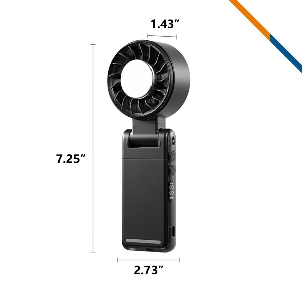 FrostSip Foldable Clip On Ice Cooling Fan