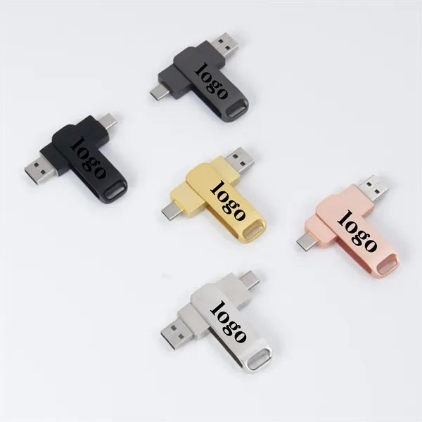 128G Dual purpose USB drive for mobile phones and computers