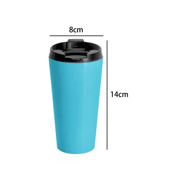 17oz. Stainless Steel Travel Tumbler w/ Lid for Office & Car